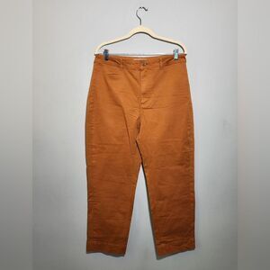 🌜 EVERLANE Curvy Straight High Rise Jean | Burnt Orange | size 12